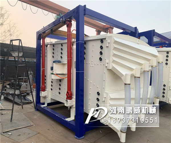 方形搖擺篩的運動原理圖